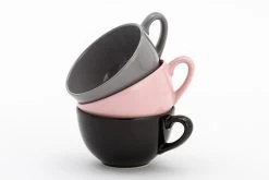 Lite-Body Hermes Soepkom Met Oor - Set Van 6 Stuks - 12 Cm/30 Cl - Aardewerk - Zwart Mat -Keukenserie Winkel 1200x800 242