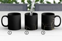 Magische Mok - Foto Op Warmte Mokken - Koffiemok - Marmer - Zwart - Goud - Luxe - Magic Mok - Beker - 350 ML - Theemok -Keukenserie Winkel 1200x800 28