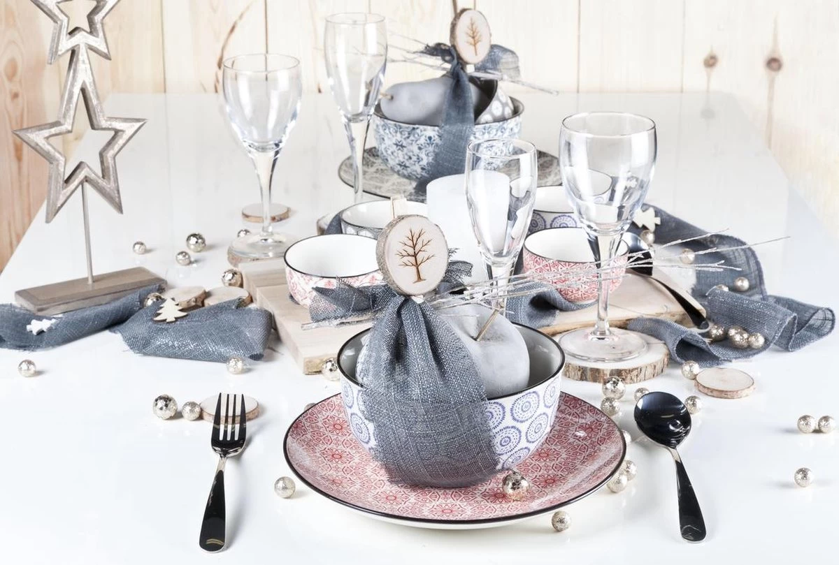 Cosy&Trendy Delirio Dinerbord - Ø 23.5 Cm - Set-6 4 Cosy&Trendy Delirio Dinerbord - Ø 23.5 Cm - Set-6 - Afbeelding 2