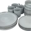 4goodz Deluxe Aardewerk Servies 4 Personen / 16 Delig - Grijs 2 4goodz Deluxe Aardewerk Servies 4 Personen / 16 Delig - Grijs -Keukenserie Winkel 1200x810 2