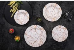 TAC 24-delig Serviesset 6 Personen - Valerio Borden Marmer Serviesborden -Keukenserie Winkel 1200x813 2