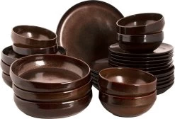 Palmer Serviesset Bama Copper Stoneware 6-persoons 24-delig Koper -Keukenserie Winkel 1200x814 4