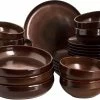 Palmer Serviesset Bama Copper Stoneware 6-persoons 24-delig Koper -Keukenserie Winkel 1200x815