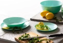 Luminarc Diwali Serviesset - 19-delig - 6 Persoons - Turquoise 26 Luminarc Diwali Serviesset - 19-delig - 6 Persoons - Turquoise -Keukenserie Winkel 1200x820