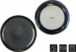 Palmer Serviesset Eccentric Stoneware 6-persoons 24-delig Blauw -Keukenserie Winkel 1200x822 1