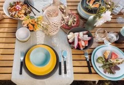 Mepal - Serviesset Bloom 8-delig – Geschikt Als Stijlvol Buitenservies - Pebble Assorti – Ideaal Voor Buiten En Binnen – Licht In Gewicht -Keukenserie Winkel 1200x826 5