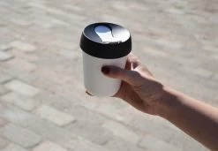 Retulp - Travel Mug - 275 Ml - Koffiebeker To Go - Mok - Night Black -Keukenserie Winkel 1200x830