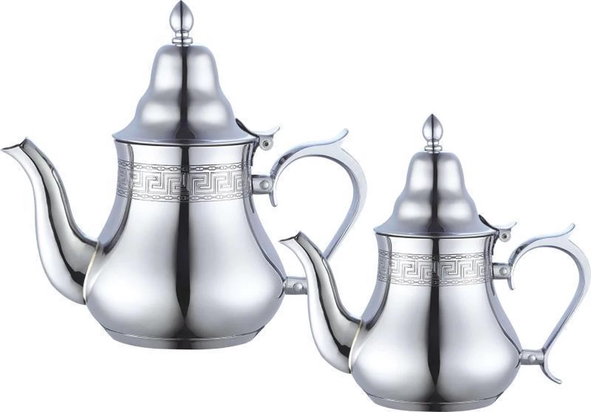 Marokkaanse Inductie Berad Theepot 2L 4 Marokkaanse Inductie Berad Theepot 2L - Afbeelding 2