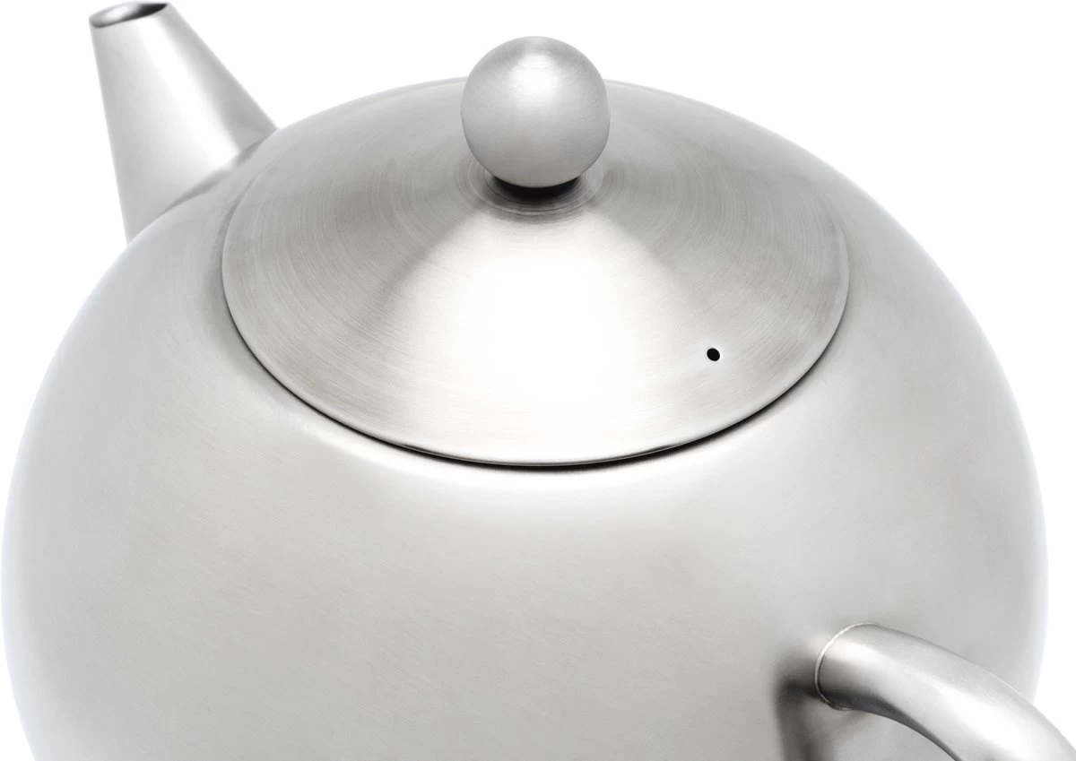 Bredemeijer - Theepot Minuet Santhee 1,4L Mat Dubbelwandig 4 Bredemeijer - Theepot Minuet Santhee 1,4L Mat Dubbelwandig - Afbeelding 2