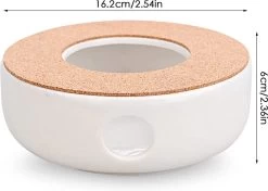 ConBlom Keramische Theepot, Warmer, Theewarmer, Koffiewarmer, Stoofje, Met Kurk-stoofje, Theepot Basis, Theefornuis, Melkwarmer Voor Thuis, Café, Theemelk (zonder Kaars En Theepot) 12 ConBlom Keramische Theepot, Warmer, Theewarmer, Koffiewarmer, Stoofje, Met Kurk-stoofje, Theepot Basis, Theefornuis, Melkwarmer Voor Thuis, Café, Theemelk (zonder Kaars En Theepot) -Keukenserie Winkel 1200x855 2