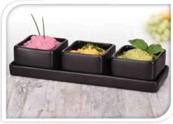 Excellent Houseware Amuse/tapas/saus Schaaltjes Met Serveerplankje - Aardewerk - Mat Zwart 9 Excellent Houseware Amuse/tapas/saus Schaaltjes Met Serveerplankje - Aardewerk - Mat Zwart -Keukenserie Winkel 1200x858 4