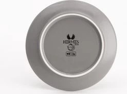 Lite-Body Hermes Pastabord - Set Van 8 Stuks - Ø 21 Cm - Aardewerk - Grijs Mat -Keukenserie Winkel 1200x895 2