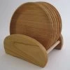 Houten Ontbijtborden - Ø 20 Cm - 6 Stuks - Met Bordenrek - Kersenhout -Keukenserie Winkel 1200x900 166