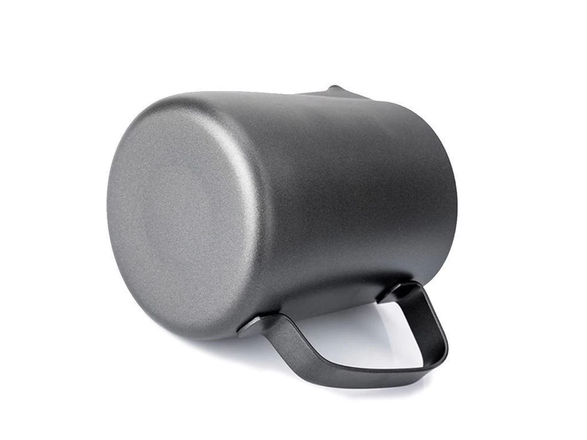 Krumble Melkkannetje 300ml / RVS Melkopschuimkan / Melkkan / Antraciet - Zwart 5 Krumble Melkkannetje 300ml / RVS Melkopschuimkan / Melkkan / Antraciet - Zwart - Afbeelding 3