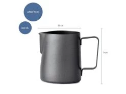 Krumble Melkkannetje 300ml / RVS Melkopschuimkan / Melkkan / Antraciet - Zwart 17 Krumble Melkkannetje 300ml / RVS Melkopschuimkan / Melkkan / Antraciet - Zwart -Keukenserie Winkel 1200x900 189