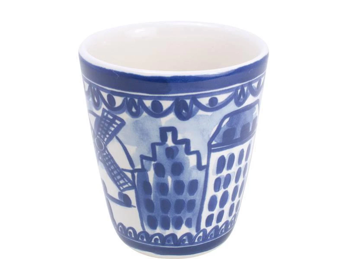 Blond Amsterdam Delfts Blond Mok - Molen - Aardewerk 10 Blond Amsterdam Delfts Blond Mok - Molen - Aardewerk - Afbeelding 8