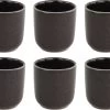 Orange85 Koffiekopjes - Espresso Kopjes - Set Van 6 - 100 Ml - Zwart -Keukenserie Winkel 1200x908