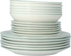 4goodz Jasmijn Groen 18-delig Servies Porselein 6 Persoons -Keukenserie Winkel 1200x943