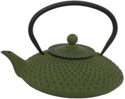 Bredemeijer - Theepot Xilin 1,25L Gietijzer Groen -Keukenserie Winkel 1200x951