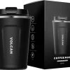 Volcan RVS Koffiebeker To Go - Thermosbeker - Theebeker - Coffee - Zwart 2 Volcan RVS Koffiebeker To Go - Thermosbeker - Theebeker - Coffee - Zwart -Keukenserie Winkel 1200x960