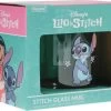 Disney - Stitch - Glazen Theemok - Transparant Met Opdruk - 330ml -Keukenserie Winkel 1200x964