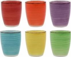 Tavola - Koffiemokken - Zonder Oor - Kleurrijk - Aardewerk - 160Ml - 6 Stuks - Ibizia 11 Tavola - Koffiemokken - Zonder Oor - Kleurrijk - Aardewerk - 160Ml - 6 Stuks - Ibizia -Keukenserie Winkel 1200x964 4