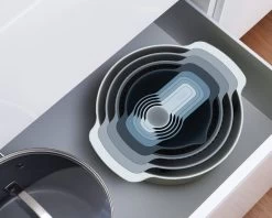 Joseph Joseph Editions Sky Nest 9 Plus Keukenhulpen - Polypropyleen - Set Van 9 Stuks - Oceaan -Keukenserie Winkel 1200x964 7