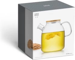 S091 Glazen Theepot Met Bamboedeksel - 1600 Ml - Samadoyo 11 S091 Glazen Theepot Met Bamboedeksel - 1600 Ml - Samadoyo -Keukenserie Winkel 1200x968 4