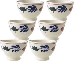 Boerenbont Kom Op Voet 10 Cm - 6 Stuks