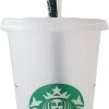 Starbucks Beker - Drinkbeker - Met Rietje En Deksel - Herbruikbaar- Ijskoffie Beker- Milkshake Beker -Keukenserie Winkel 439x1200
