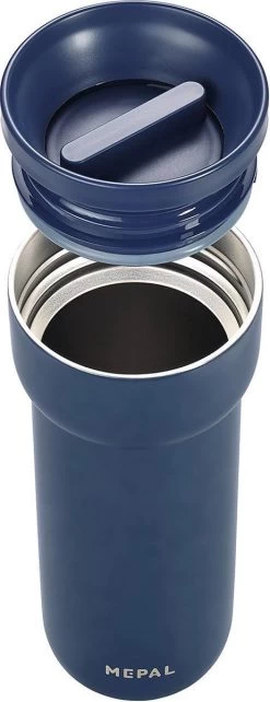 Mepal Isoleerbeker Ellipse 475 Ml – Houdt Je Drankje 6 Uur Warm En 10 Uur Koud – Nordic Denim – Koffiebeker To Go – Lekdicht – Thermosbeker -Keukenserie Winkel 462x1200