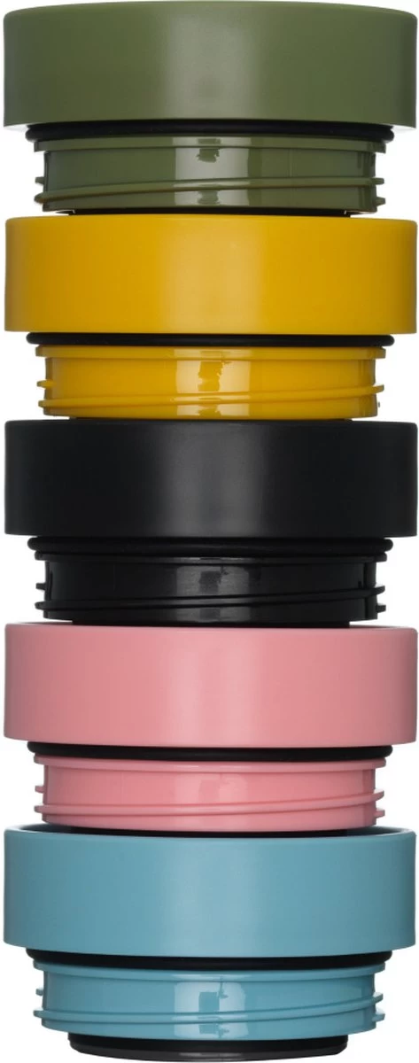 Circular&Co. Herbruikbare To Go Koffiebeker (rCUP) Zwart/roze 12oz/340ml 8 Circular&Co. Herbruikbare To Go Koffiebeker (rCUP) Zwart/roze 12oz/340ml - Afbeelding 6