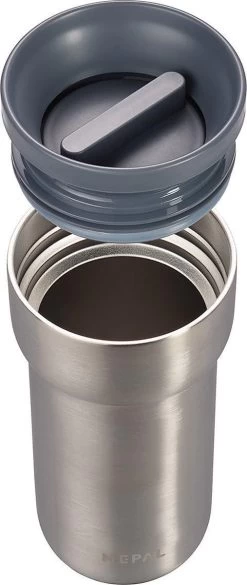 Mepal Isoleerbeker Ellipse 375 Ml – Houdt Je Drankje 4 Uur Warm En 8 Uur Koud – Natural Brushed – Koffiebeker To Go – Lekdicht – Thermosbeker -Keukenserie Winkel 507x1200