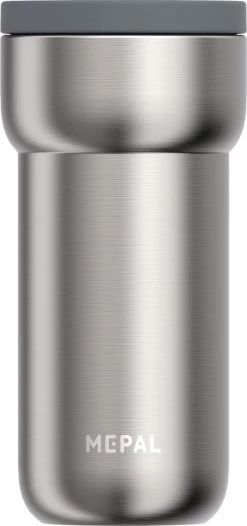Mepal Isoleerbeker Ellipse 375 Ml – Houdt Je Drankje 4 Uur Warm En 8 Uur Koud – Natural Brushed – Koffiebeker To Go – Lekdicht – Thermosbeker -Keukenserie Winkel 564x1200