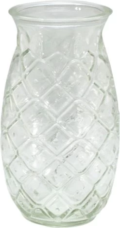 Merkloos Beker - Glas Ananas - 6 Stuks - Zomer - Cocktail -400ml -Keukenserie Winkel 633x1200