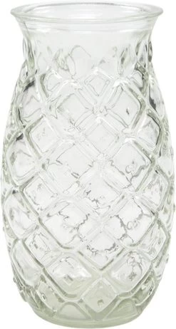 Merkloos Beker - Glas Ananas - 6 Stuks - Zomer - Cocktail -400ml -Keukenserie Winkel 641x1200