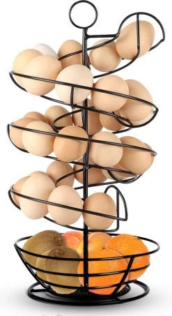 Eiermand – Eierrek – Eierhouder – Eieren – Zwart - Pasen - Tot 40 Eieren - BAULK® -Keukenserie Winkel 654x1200 1