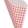 Papieren Frietzak XL - Rood Ruitje - Puntzak - Frietzakjes - Patatzak - 50 Stuks -Keukenserie Winkel 667x1200 1