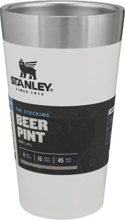 Stanley The Stacking Beer Pint 0,47l - Beker - Hammertone Green 41 Stanley The Stacking Beer Pint 0,47l - Beker - Hammertone Green -Keukenserie Winkel 682x1200