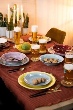 Tavola - Diepe Borden - Kleurrijk - Ø21cm - (6 Stuks) -Keukenserie Winkel 799x1200 12