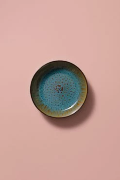 Palmer Bord Diep Lotus 21 Cm Zwart Turquoise Stoneware 2 Stuk(s) -Keukenserie Winkel 800x1200 104