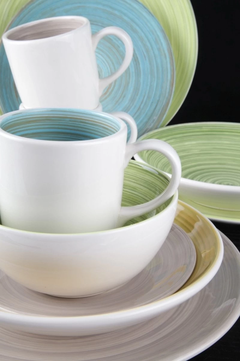 Cosy&Trendy Serviesset 24-delig Turbolino Blauw 4 Cosy&Trendy Serviesset 24-delig Turbolino Blauw - Afbeelding 2