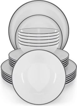 18-delig - Moderne Bordenset Voor 6 Personen