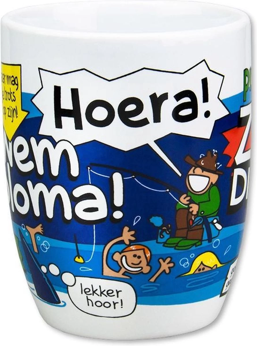 Paperdreams - Cartoonmok - Zwemdiploma 4 Paperdreams - Cartoonmok - Zwemdiploma - Afbeelding 2