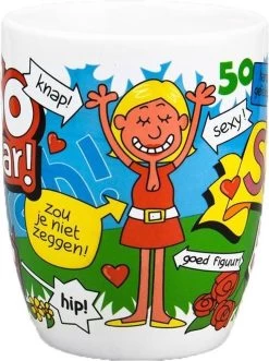 Cartoonmok Sarah - 50 Jaar -Keukenserie Winkel 895x1200 1