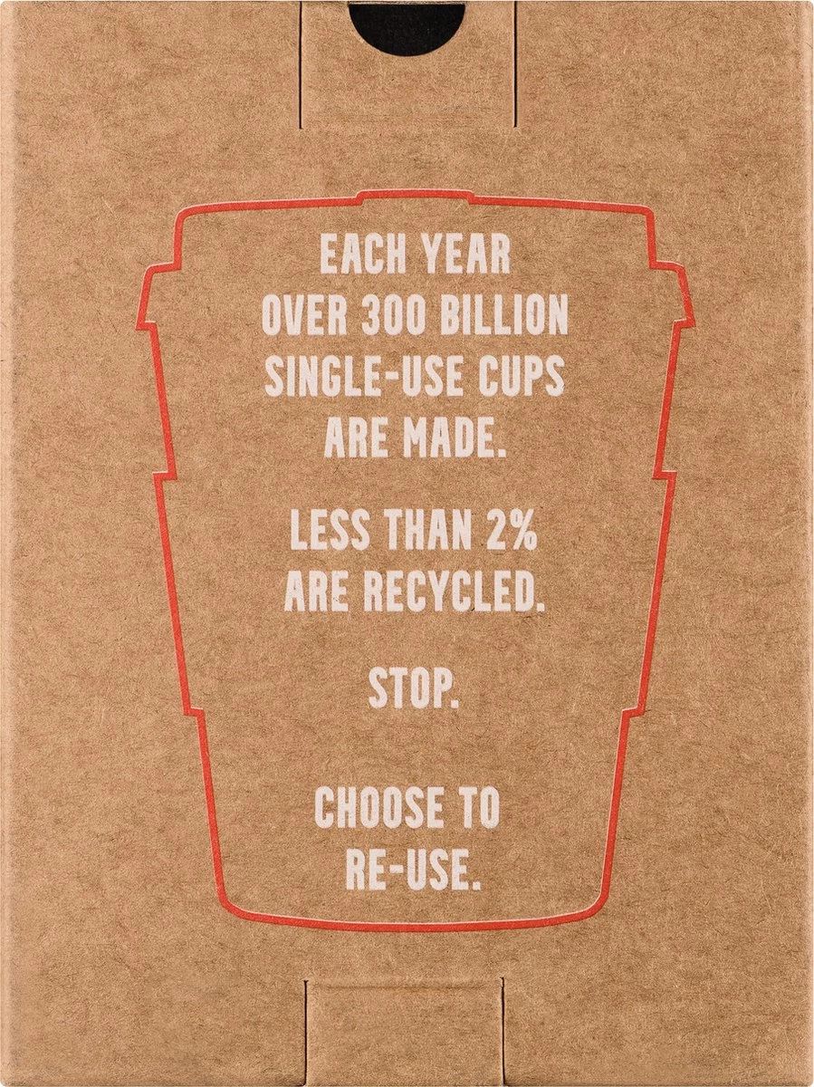 Ecoffee Cup Creasy Lu PLA - Koffiebeker To Go 240 Ml - Groenblauw Siliconen 4 Ecoffee Cup Creasy Lu PLA - Koffiebeker To Go 240 Ml - Groenblauw Siliconen - Afbeelding 2