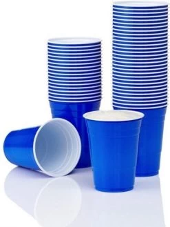 Merkloos Blue Cups - 50stuk(s) - 475ml - Party Cups - Beerpong - Drankspel - Beerpong Bekers - Plastic Bekers -Keukenserie Winkel 900x1200 10