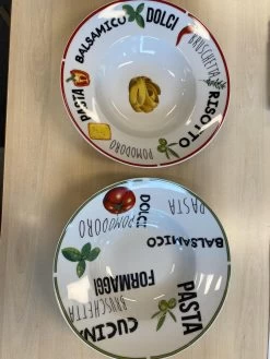 Imperial Kitchen Pastabord - � 25 Cm - 6 Stuks - Wit -Keukenserie Winkel 900x1200 22