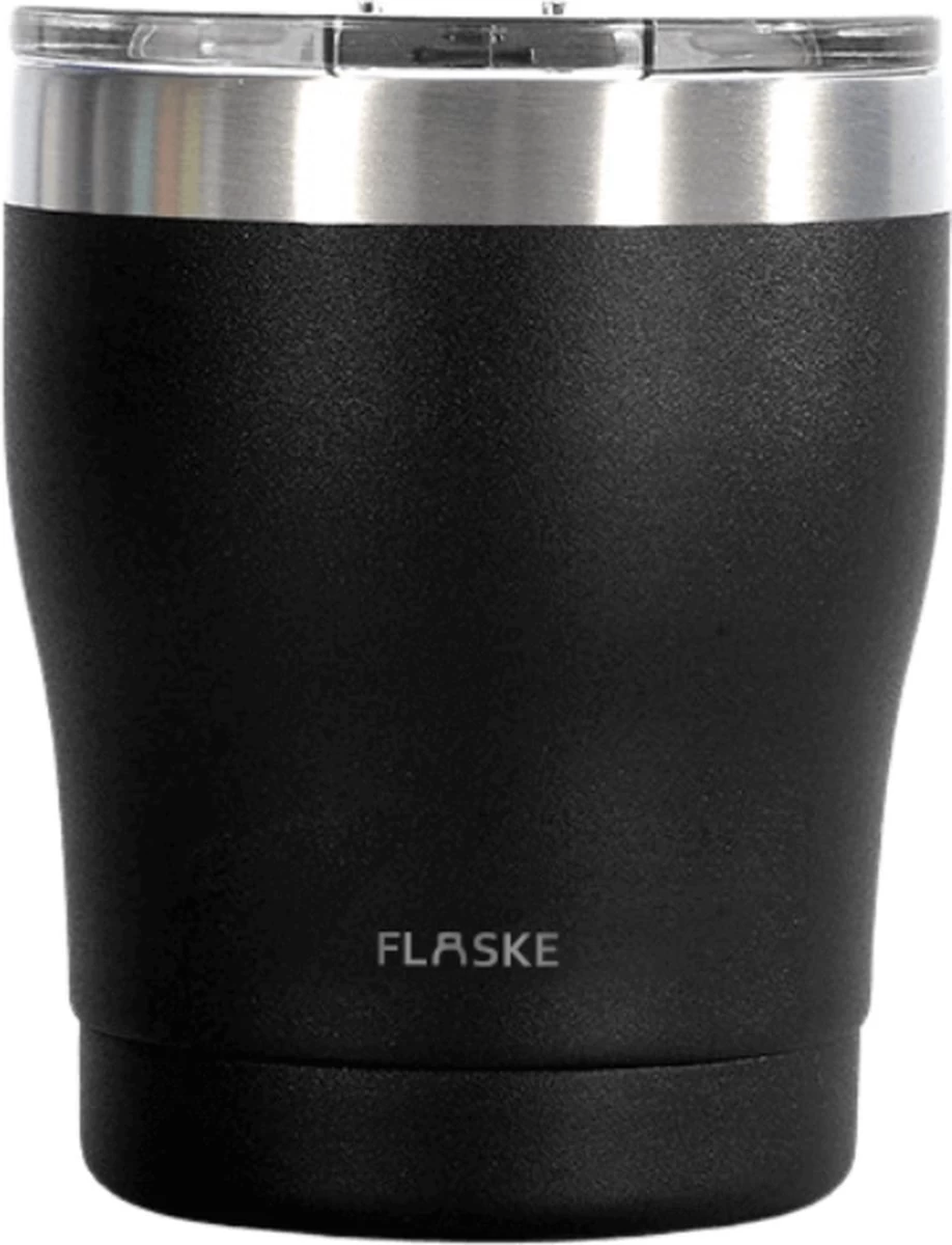 FLASKE Koffiebeker Coffee Cup - Night - 250ml - RVS Koffiebeker To Go Van 250ML 3 FLASKE Koffiebeker Coffee Cup - Night - 250ml - RVS Koffiebeker To Go Van 250ML