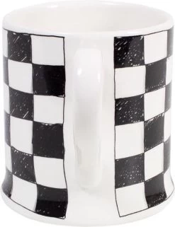 BLOND AMSTERDAM X NOIR: MUG CHECKERED 9 BLOND AMSTERDAM X NOIR: MUG CHECKERED -Keukenserie Winkel 924x1200